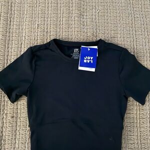 JoyLab Women's Black crop Top XS